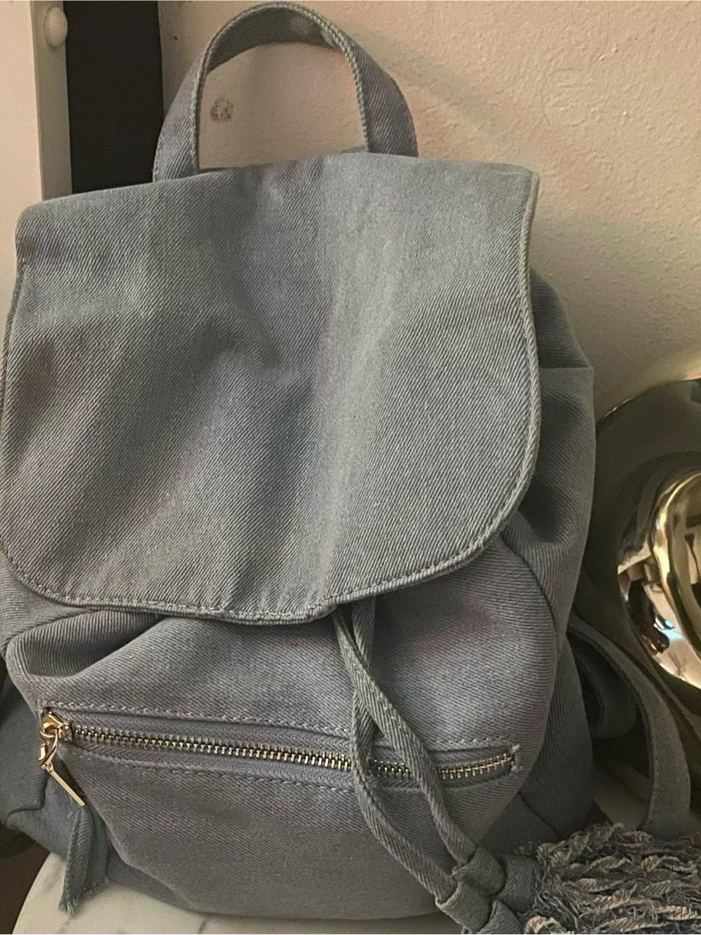 Classic Canvas Mini Backpack - Blue
